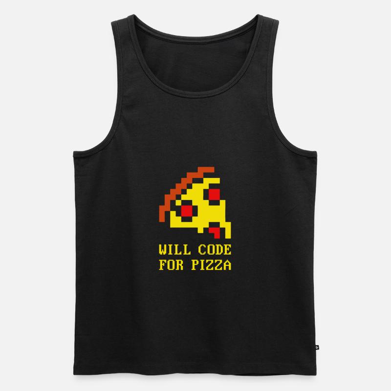 Programmer Coder Software Developer - Men's Premium Organic Tank Top - black