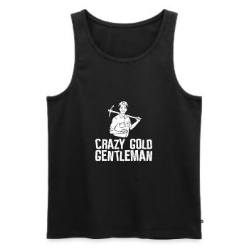 Goldbergbau Goldmine - Männer Premium Bio Tank Top - Schwarz - Vorne - AI Model Male 178 light (178cm)