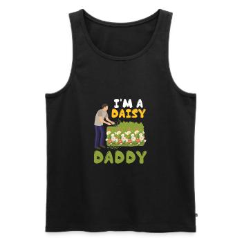 Hobbygärtner Garten Gärtner Gänseblume - Männer Premium Bio Tank Top - Schwarz - Vorne - AI Model Male 178 light (178cm)