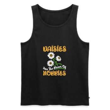 Hobby Jardinier Jardinier Jardinier Daisy - Débardeur bio Premium Homme - noir - Devant - Michal (187cm)