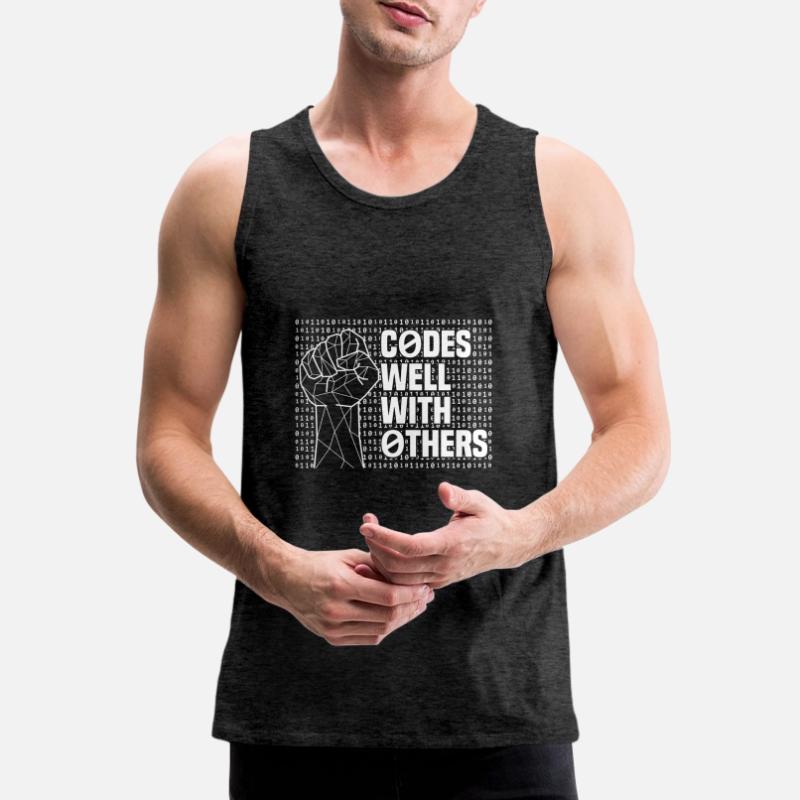 Programmierer Coder Software Entwickler Männer Premium Bio Tank Top
