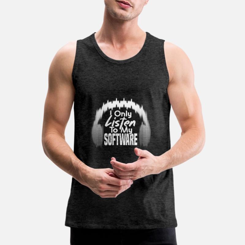 Programmer Coder Software Developer Men's Premium Organic Tank Top