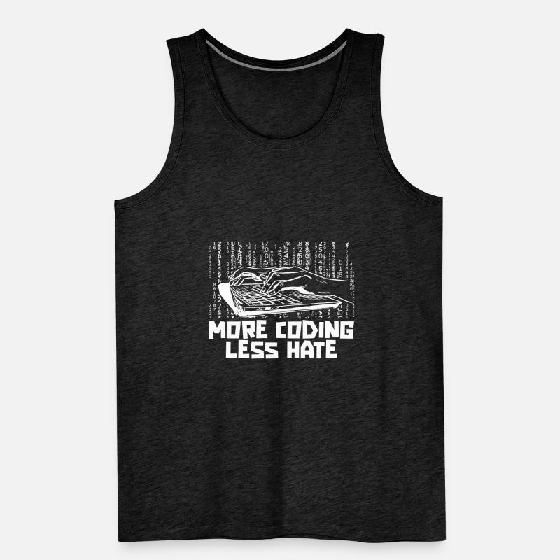 Programmierer Coder Software Entwickler Männer Premium Bio Tank Top
