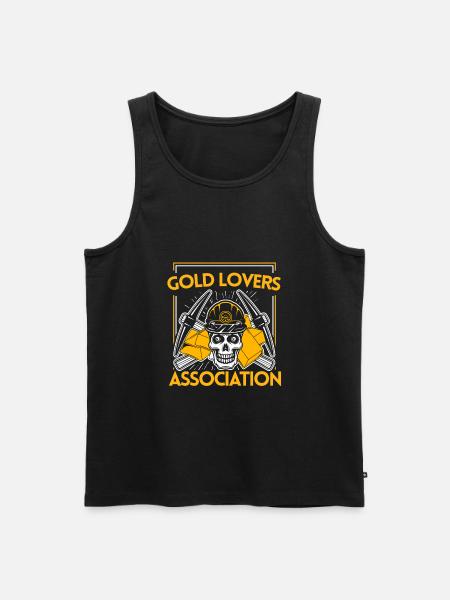 Gold Mining Gold Mine - Men's Premium Organic Tank Top - black