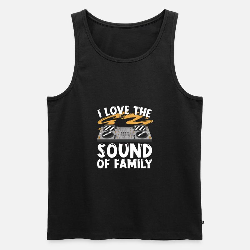 Tontechniker Sound Audio Engineer - Männer Premium Bio Tank Top - Schwarz