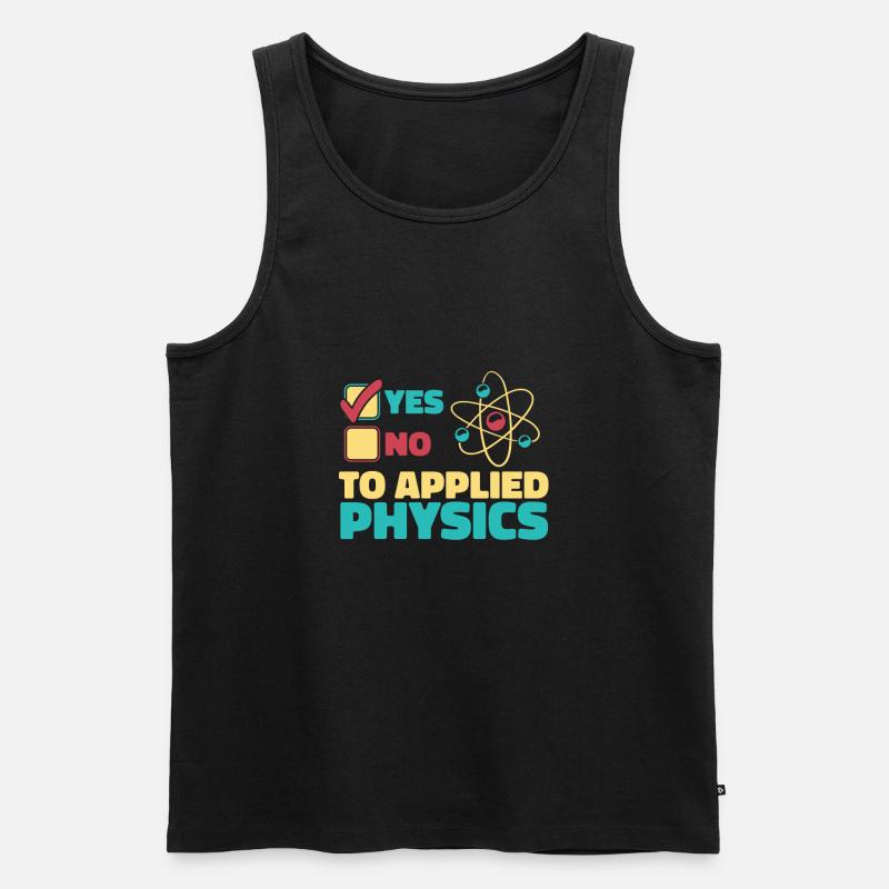 Physik Physiker - Männer Premium Bio Tank Top - Schwarz