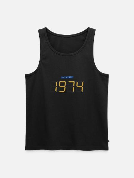 Made in 1974 - Débardeur bio Premium Homme - noir