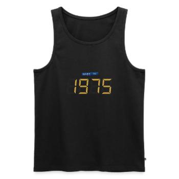 Made in 1975 - Débardeur bio Premium Homme - noir - Devant - Michal (187cm)