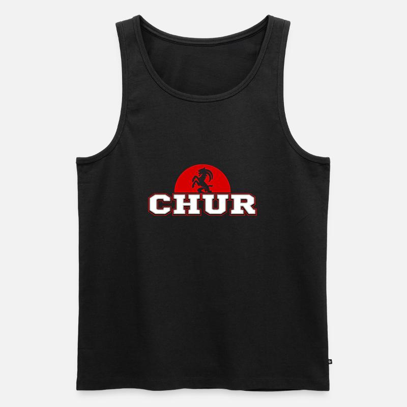 Chur - Männer Premium Bio Tank Top - Schwarz