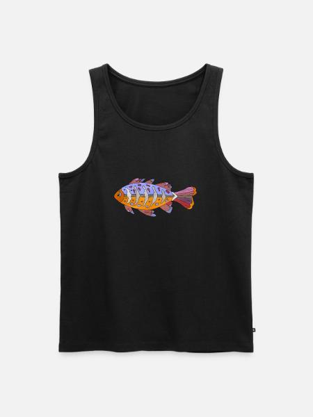 Poisson - Débardeur bio Premium Homme - noir
