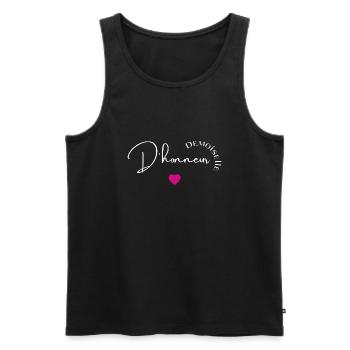 Demoiselle d'honneur - Débardeur bio Premium Homme - noir - Devant - AI Model Male 178 light (178cm)