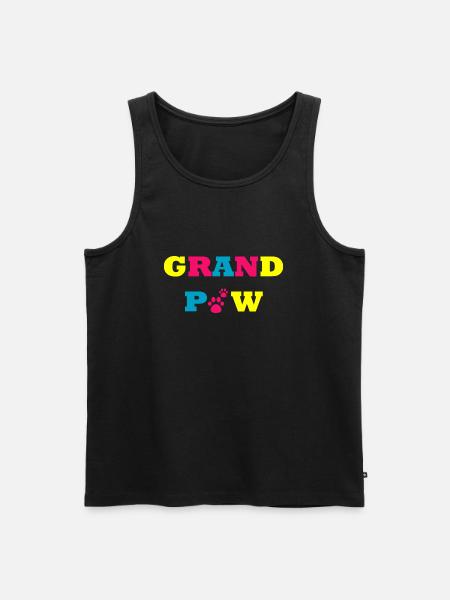 Hund Dog - Men's Premium Organic Tank Top - black