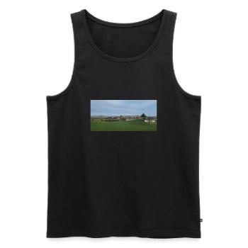 Ireland beauty - Men's Premium Organic Tank Top - black - Front - Michal (187cm)
