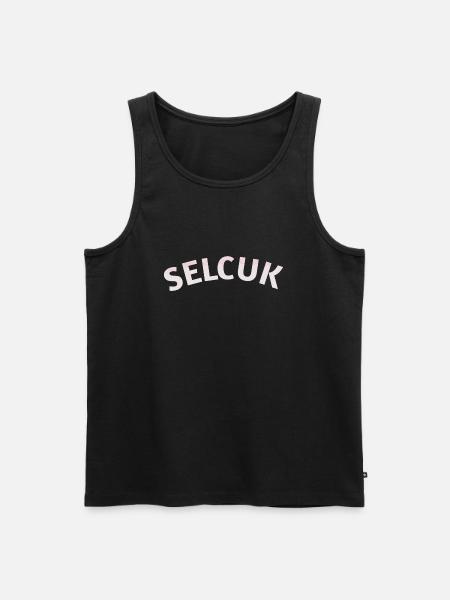Izmir holiday text - Men's Premium Organic Tank Top - black