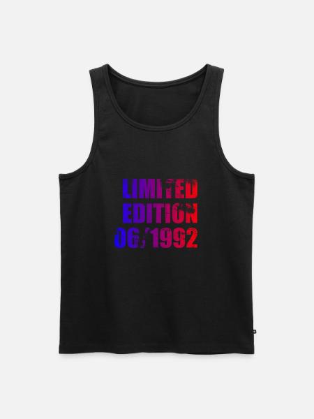 33e anniversaire Edition limitée 06/1992 - Débardeur bio Premium Homme - noir