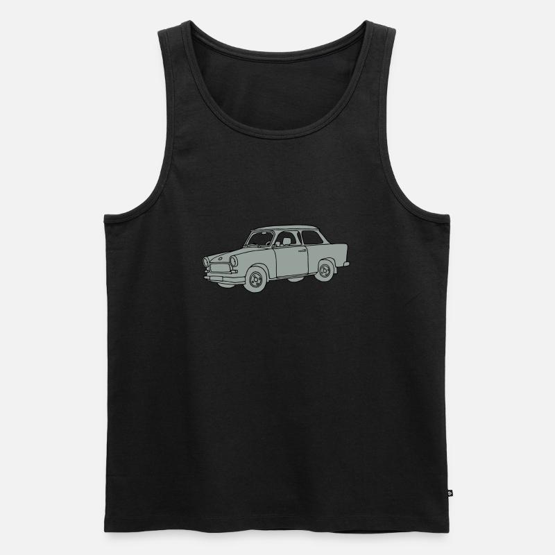 Trabant 2 - Männer Premium Bio Tank Top - Schwarz