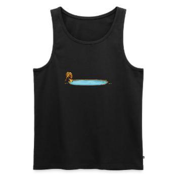 Safari Zoo Animal Safari Zoo - Men's Premium Organic Tank Top - black - Front - AI Model Male 178 light (178cm)
