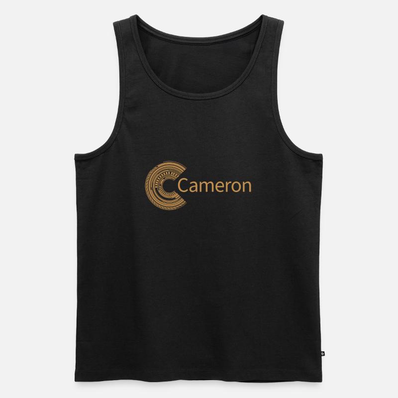 Für Cameron - Männer Premium Bio Tank Top - Schwarz