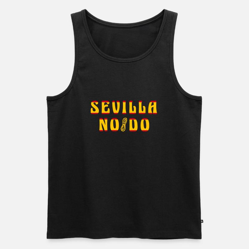 Sevilla - Männer Premium Bio Tank Top - Schwarz