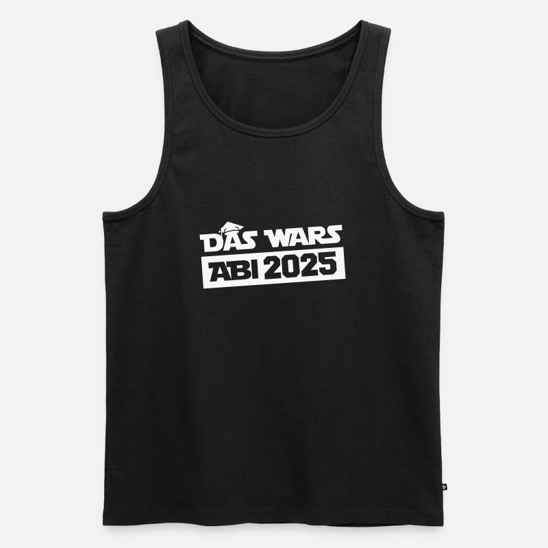 Abitur C’est tout 2025 - Débardeur bio Premium Homme - noir