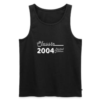 Klassische 2004 Limited Edition - Männer Premium Bio Tank Top - Schwarz - Vorne - Michal (187cm)