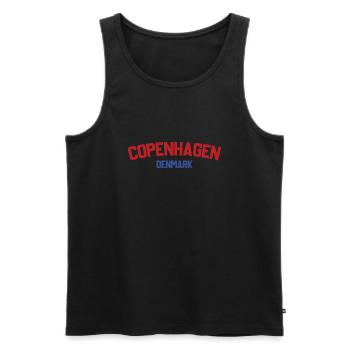 Copenhague Danemark - Débardeur bio Premium Homme - noir - Devant - Michal (187cm)