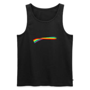 LGBTQ LGBTQ+ Pride Month Flag Design - Männer Premium Bio Tank Top - Schwarz - Vorne - AI Model Male 178 light (178cm)