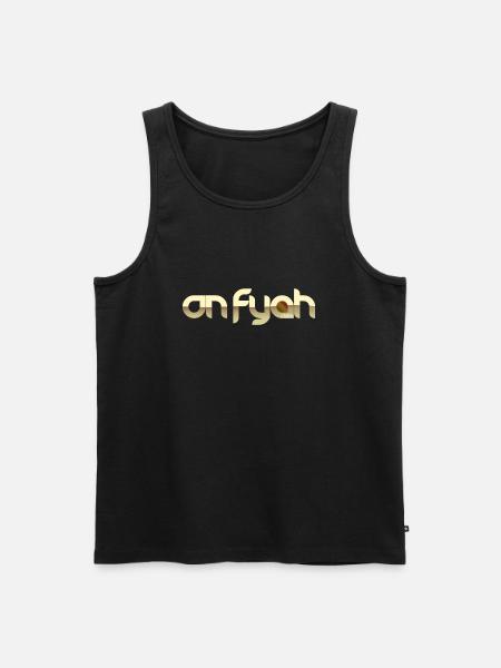 ridm on fyah - Männer Premium Bio Tank Top - Schwarz
