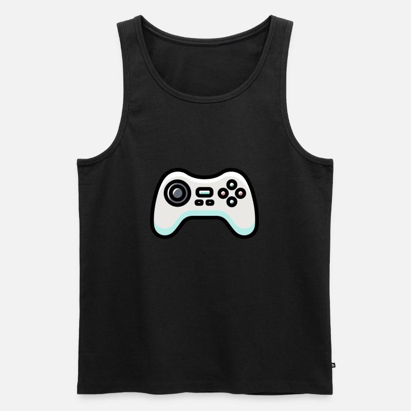 Gamepad-Logo - Männer Premium Bio Tank Top - undefined