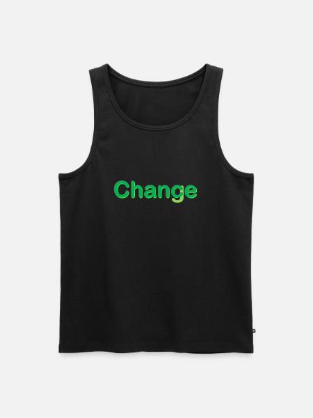 Chance - Männer Premium Bio Tank Top - Schwarz