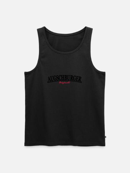 Augschburger, Original - Männer Premium Bio Tank Top - Schwarz