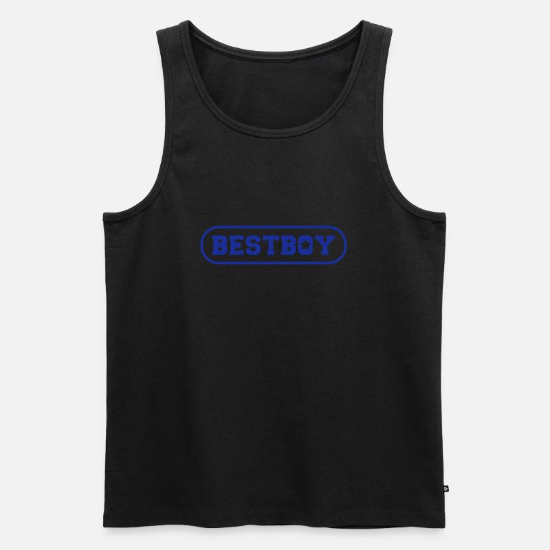 bestboy - Männer Premium Bio Tank Top - Schwarz