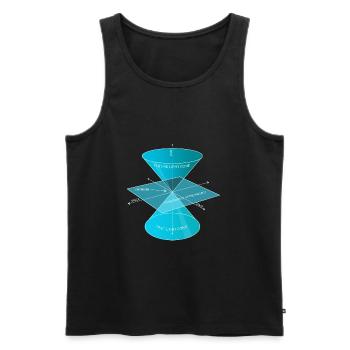 Spezielle Relativitätstheorie Physik Quantenliebha - Männer Premium Bio Tank Top - Schwarz - Vorne - Michal (187cm)