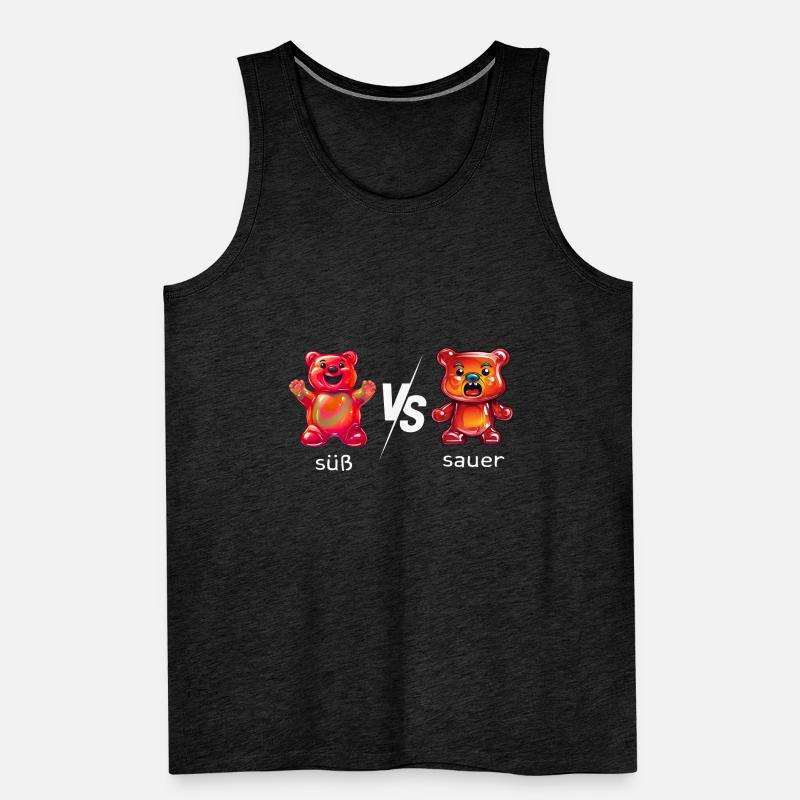 Süßes oder Saueres Gummibären Männer Premium Bio Tank Top