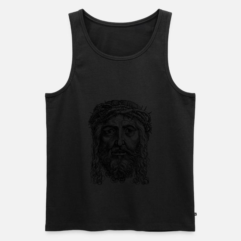 Jesus - Männer Premium Bio Tank Top - undefined