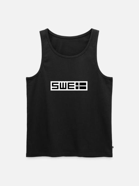 Swedish tactical - Men's Premium Organic Tank Top - black