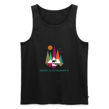 Fridays for Future - There is no Planet B - Men's Premium Organic Tank Top - black - Front - AI Model Male 178 light (178cm)