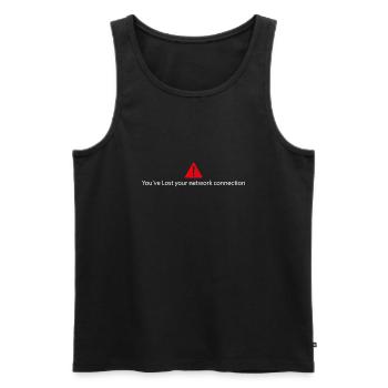 Network Connection 2 - Männer Premium Bio Tank Top - Schwarz - Vorne - AI Model Male 178 light (178cm)