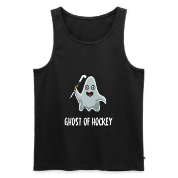 feldhockey hockey hockey fantôme du hockey - Débardeur bio Premium Homme - noir - Devant - Michal (187cm)