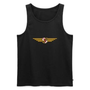 T-shirt Maryland Fan – Parfait pour les fans ! - Débardeur bio Premium Homme - noir - Devant - Michal (187cm)