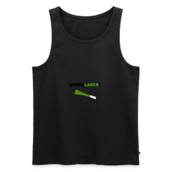 Durchlaucht dünn Lauch Spargel Gemüse Geschenkidee - Männer Premium Bio Tank Top - Schwarz - Vorne - AI Model Male 178 light (178cm)