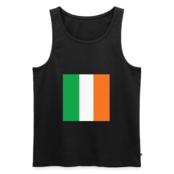 Irland-Flagge, irische stolz, Irland patriotische Geschenk - Männer Premium Bio Tank Top - Schwarz - Vorne - Michal (187cm)