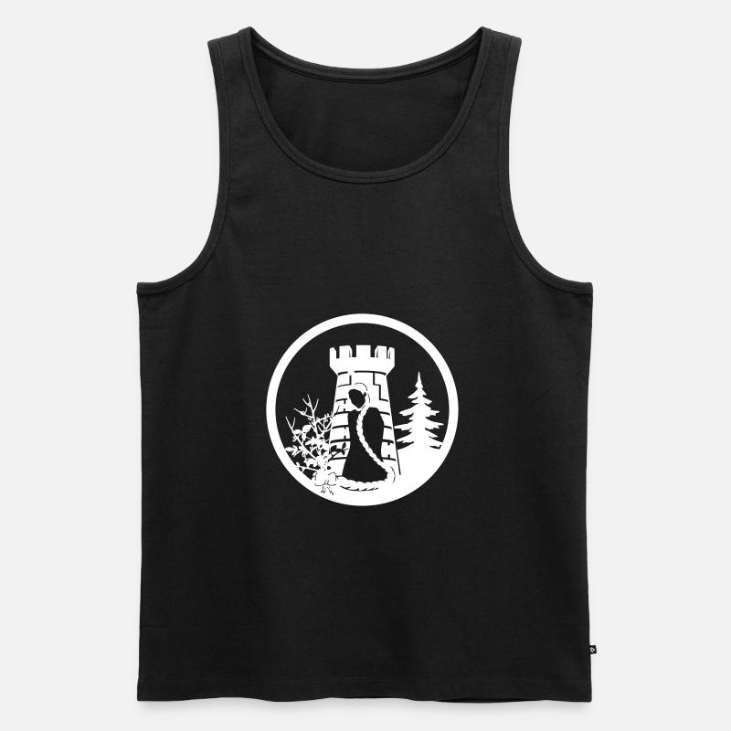 Rapunzel - Männer Premium Bio Tank Top - Schwarz