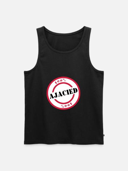 Ajaciet - Männer Premium Bio Tank Top - Schwarz