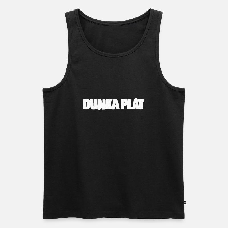 Dunka Blech - Männer Premium Bio Tank Top - Schwarz
