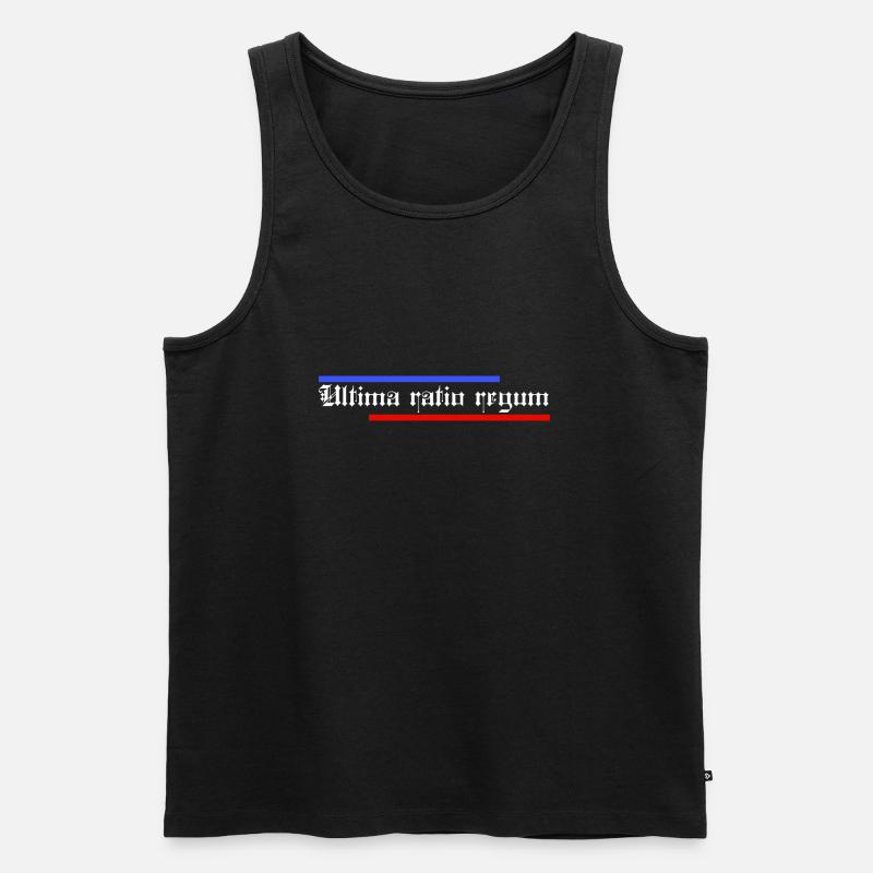 URR - Männer Premium Bio Tank Top - Schwarz