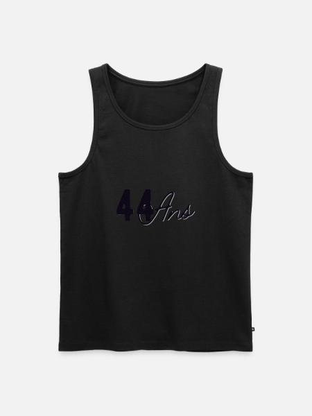 44 Ans - Débardeur bio Premium Homme - noir