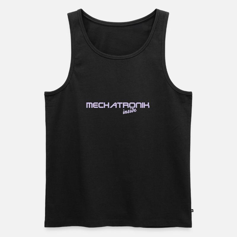 mechatronik inside 2 - Männer Premium Bio Tank Top - Schwarz