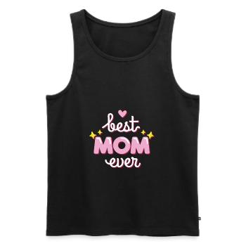 Muttertag Geschenk beste Mama Muttertagsgeschenk - Männer Premium Bio Tank Top - Schwarz - Vorne - Michal (187cm)