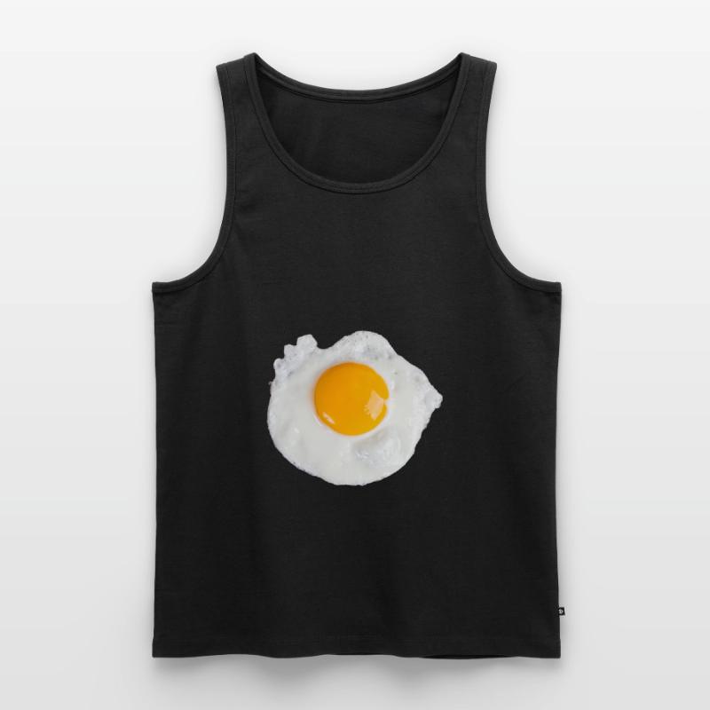 Egg Fried Egg Scrambled Eggs Breakfast Egg for Toast Men's Premium Organic Tank Top